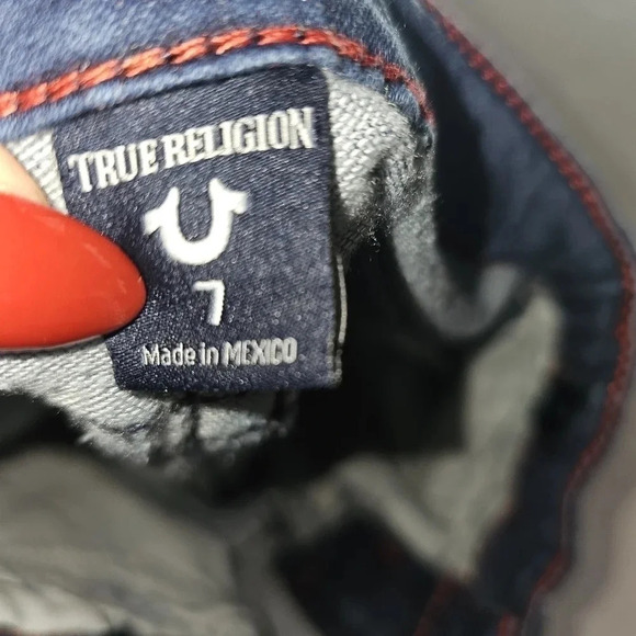 True Religion Soft Stretch Denim Shorts - Picture 2 of 3